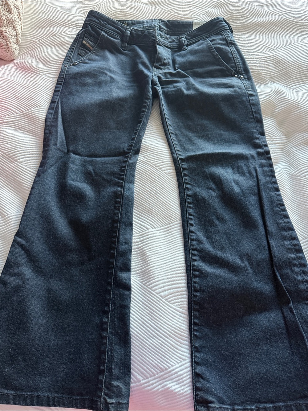 Diesel Women’s Dark Flare Jeans for petites- please
